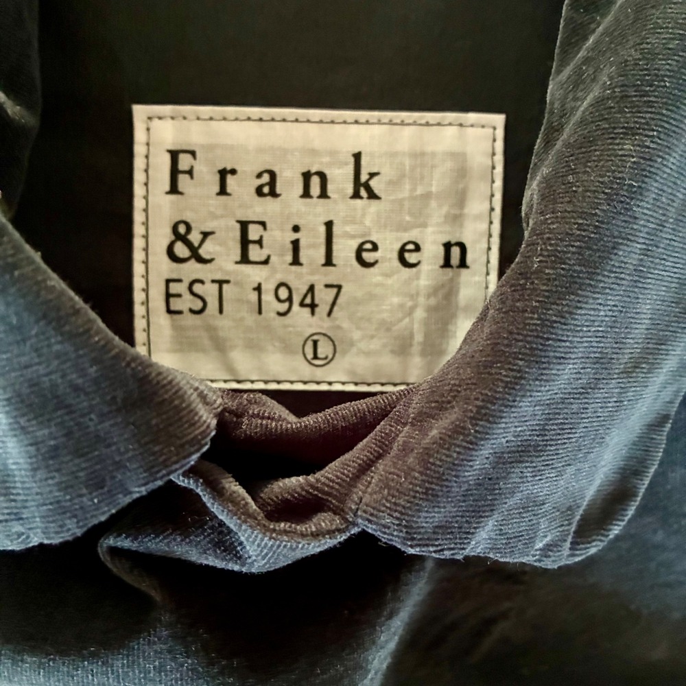 Frank & Eileen Belfast Performance Corduroy Jacket Womens Navy Large NWoT - Picture 5 of 8